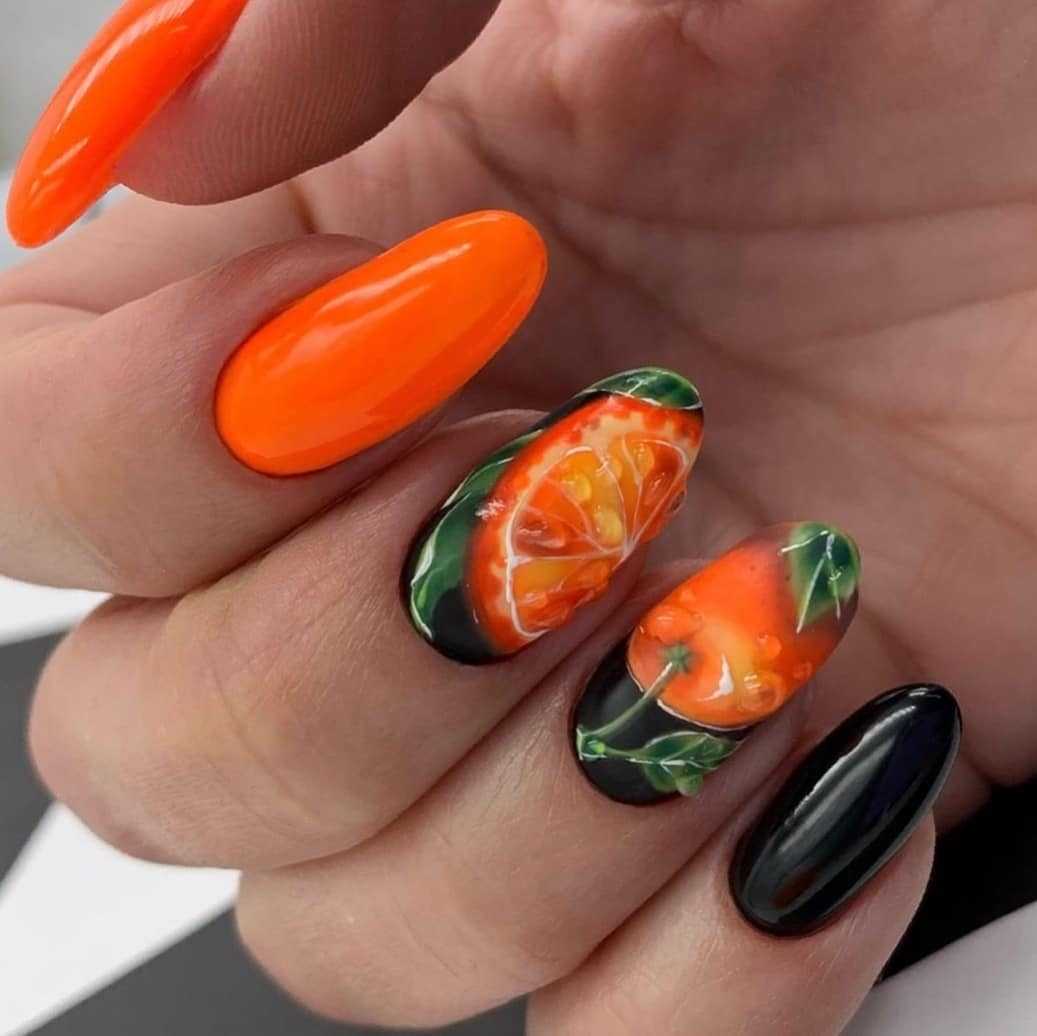 Фото ногтей дизайн с фруктами
