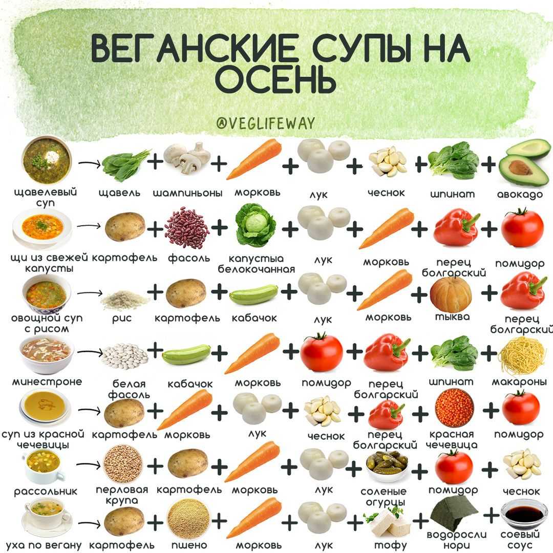Правильное питание для вегетарианцев