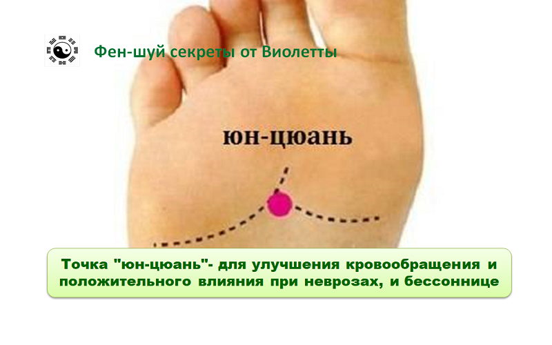 Волшебная точка юн-цюань – ваша защита от старости и усталости