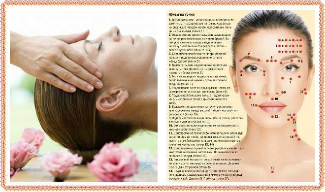 Точки молодости на лице: массаж для здоровья и красоты