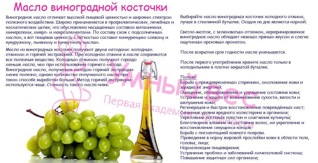 Какая польза виноградных косточек и можно ли нанести вред здоровью их употреблением?