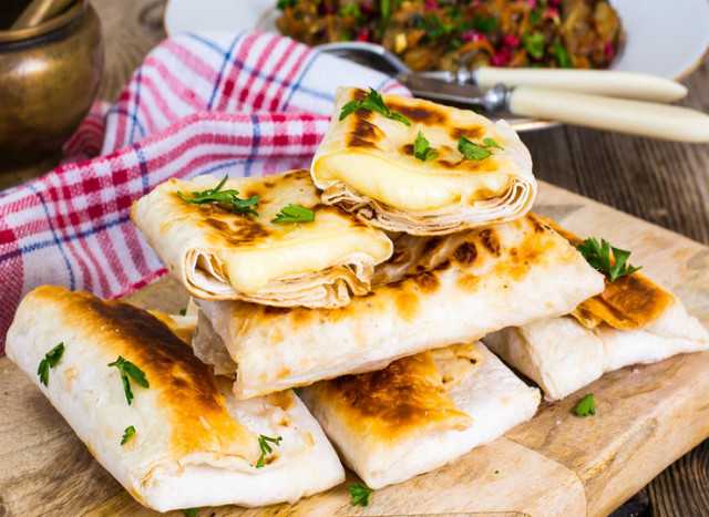 Лаваш на мангале с сыром и грибами и рецепты пп начинок для гриль-лаваша