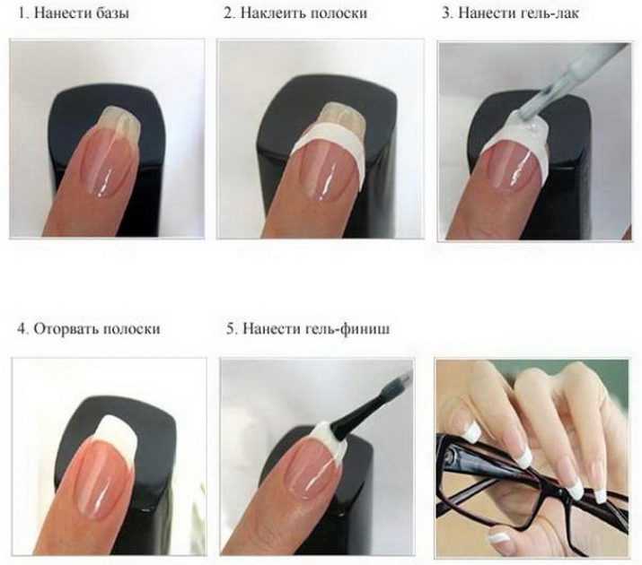 Как сделать французский маникюр в домашних условиях - сайт о ногтях