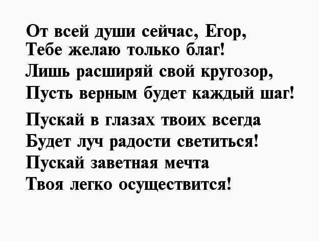 Значение имени егор, характер и судьба