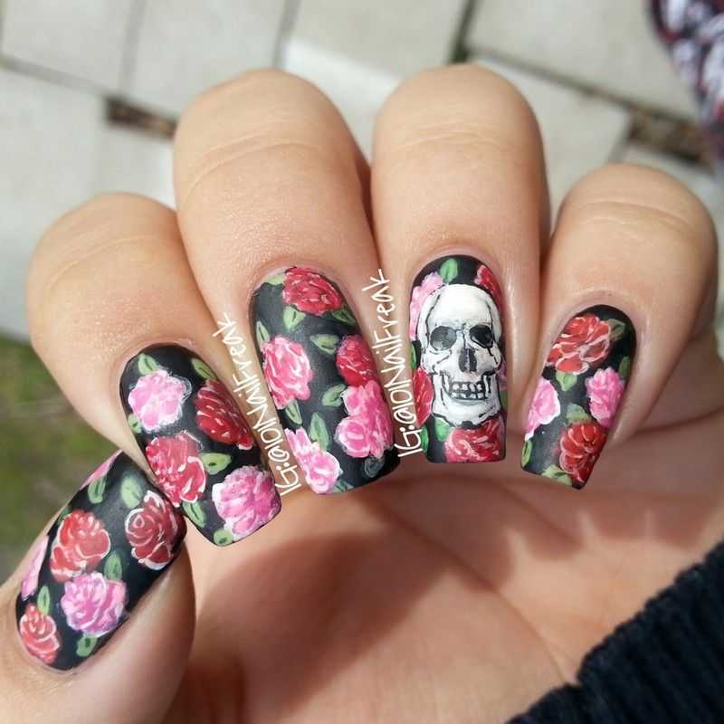 Маникюр с розами - свежие идеи и примеры дизайна - modnail.ru - красивый маникюр