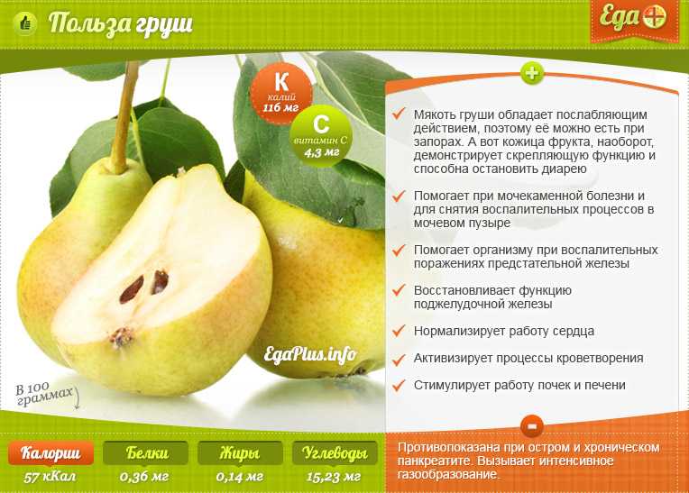 Китайская груша: калорийность, польза и вред