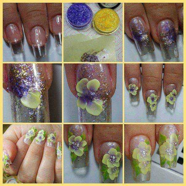Аквариумный маникюр: идеи, техника выполнения - modnail.ru - красивый маникюр