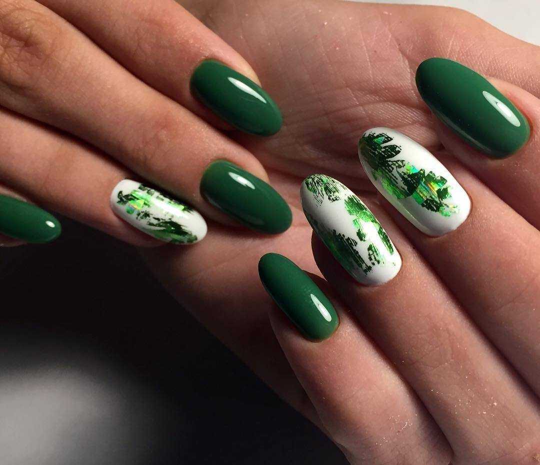 Зеленый дизайн ногтей: лучшие фото, тренды зеленого цвета